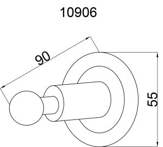 Крючок Boheme Murano золото 10906-G